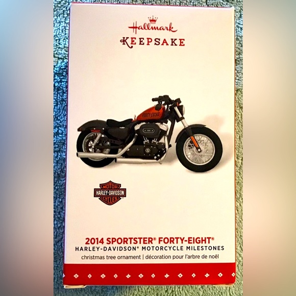 2015 Hallmark Keepsake Ornament “2014 Sportster Forty-Eight” Harley-Davidson NIB - Picture 1 of 9